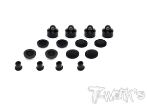 매장입고 TWORKS TO-274-T Black Hard Coated 7075-T6 Alum Diaphragm Shock Cap ( For TEKNO NB48 2.0 )