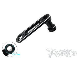 TWORKS TT-090-L 플라이휠 도구 및 17mm 휠 너트 렌치  (1_8 Truggy)