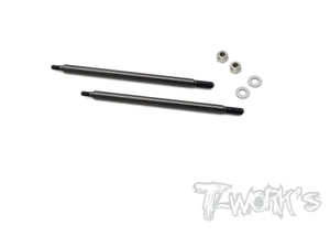 TWORKS TO-260-T DLC coated Front Shock Shaft 59mm ( For TEKNO SCT410.3 ) 2pcs.