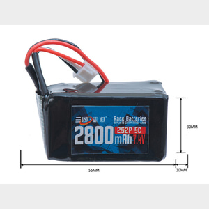 입고완료 최고급 수신기배터리  SUNPADOW  수신기 배터리 2800mAh 5C 7.4V S128010