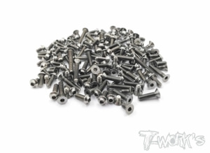 TWORKS TSSU-X1-20 64 Titanium Screw set ( UFO Head ) 102pcs. ( For Xray X1 2020 )