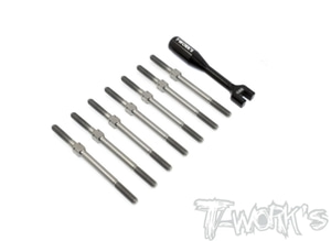 TWORKS TB-194 64 Titanium Turnbuckle Set ( For Xray XB4 2020 )