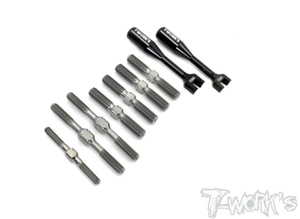 TWORKS TB-192 64 Titanium Turnbuckle Set ( For Hong Nor X3 GTS /X3 GTS 30th)