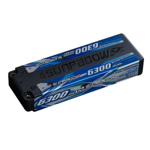 SUNPADOW 6300mAh-2S2P-7.6V-120C  60C Lipo 배터리 쇼티 팩