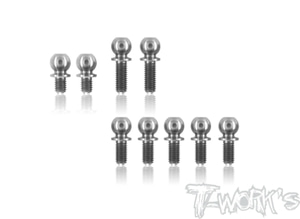 TWORKS TP-114 64 Titanium Ball End set ( For Xray X1 2020 )