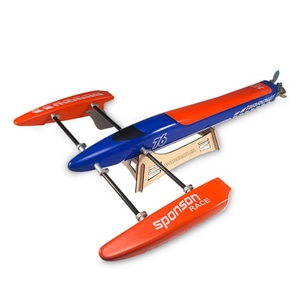 TFL 1128 615mm Blue Arrow Glassfiber Brushless Electric RC Boat with 2958 3300KV Motor 125A ESC