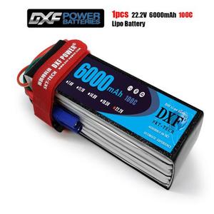 DXF 6S 22.2V 6000mah 100C-200C Lipo 배터리135MM 44MM 67MM