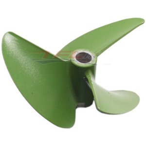 TFL Tin Fu Lung CNC Triple-Leaved Aluminium Oscillator TFL Treatment 6.35mm Model Boat Propeller