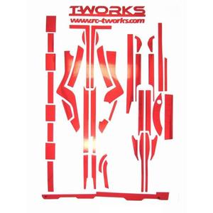 TWORKS KO EX10 Multicolor Electroplating Remote Control Sticker