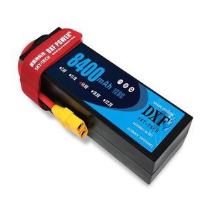 DXF Lipo 배터리 4S 14.8V 8400mAh 120C 하드 케이스