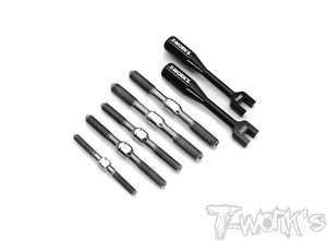 TWORKS TB-237 64 Titanium Turnbuckle Set ( For Xray XB8 2021/ XB8E 2021 )