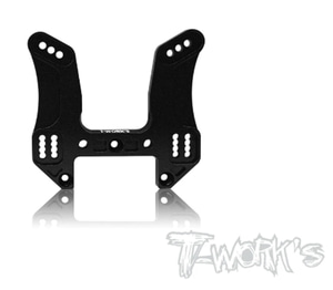 입고완료 TWORKS  TO-241-MP10TKI2 Black Hard Coated 7075-T6 Alum. Front Shock Tower (Kyosho MP10 TKI2 용)