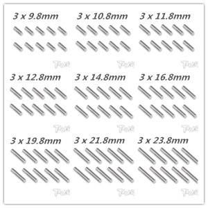 매장입고 TWORKS P-3 3mm 핀 11종 모음