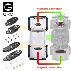 GRC 락크라울링  조절 가능한 자석 바디 고정G168A