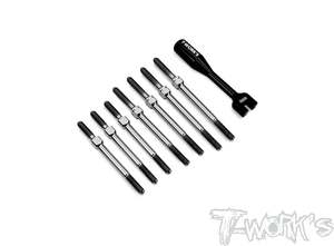 TWORKS TB-254 64 Titanium Turnbuckle Set ( For Xray XB4&#039;22 )