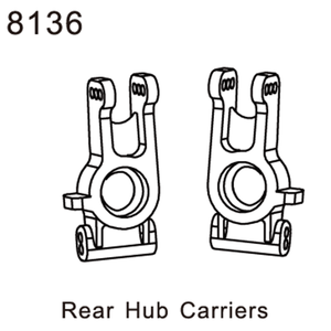ZD 리어 허브 캐리어 #8136