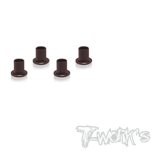 TWORKS TO-330-A 강철 프론트 암 슬리브 부싱 (Forr Tekno NB48 2.1) 4pcs # TKR9005 대체품