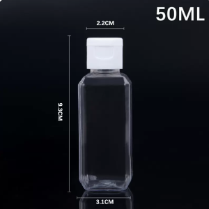 50ml 사각 오일병 흰색뚜껑