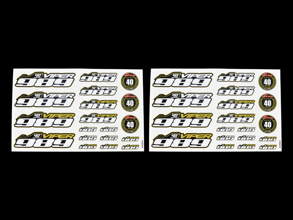 Decal sheet Viper S989 40th Anniversary (2) (SER903798)