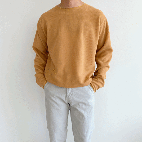 CL 소프트 마렌 니트지 루즈핏 긴팔티셔츠 ( 8color )