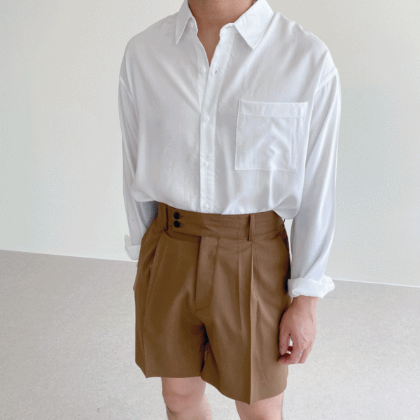 JC 레이 오버핏 여름 포켓 긴팔셔츠 ( 5color )