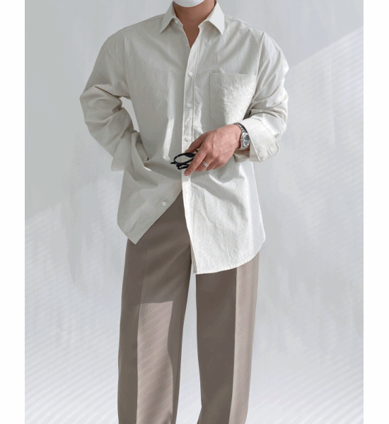 [ man ] 고밀도 바이오 오버핏 셔츠 8color