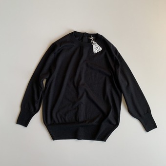 R&amp;D.M.CO-  silk cashmere back button  L/T