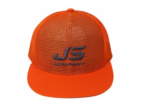 [JS컴퍼니] 제이에스컴퍼니 올 메쉬 스냅백 오렌지(JSCP017 ORANGE ALL MESH SNAPBACK)