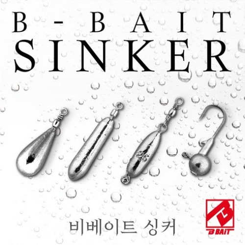 [비베이트] B-BAIT 싱커 (민물,바다 봉돌) 친환경낚시추 대용량 (물방울추,양도래추,스틱싱커,지그헤드) MADE IN KOREA