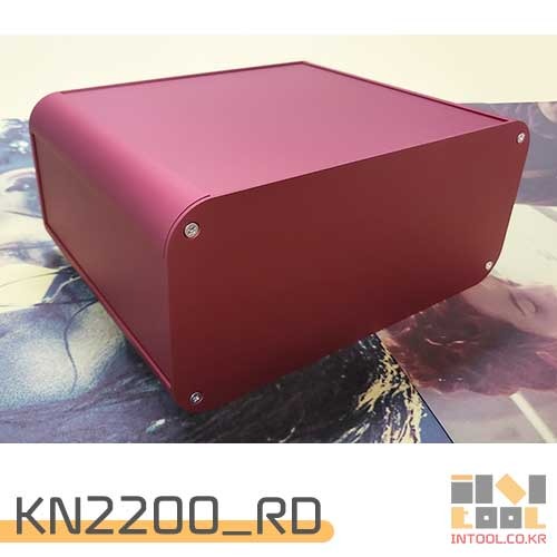 ] KN2200_RD [  알루미늄 케이스.Aluminium case.아노다이징 인클로저. 220 x 175 x 100