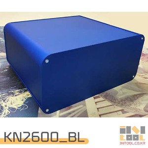 ] KN2600_BL [  알루미늄 케이스.Aluminium case.아노다이징 인클로저. 260 x 225 x 120
