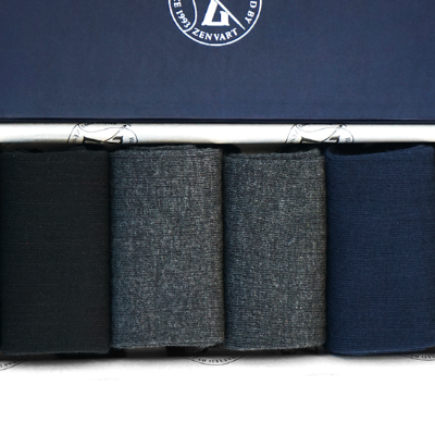 SOCKS GIFT SET - BLACK + NAVY+ GRAY SOLID