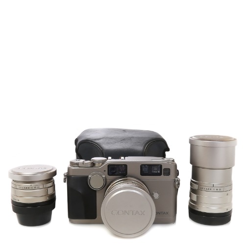 Contax G2 + G 45mm f2 + G 28mm f2 + G 90mm f2.8 Silver SET