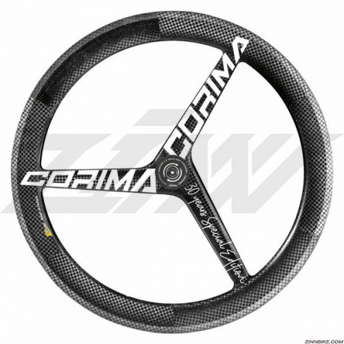 CORIMA 30th Anniversary Front 3 Spoke WS TT Wheel Set (Clincher/Rim)