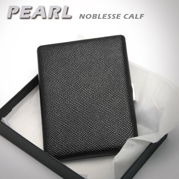 Pearl 담배케이스 Noblesse Calf 노블레스 칼프-블랙 70x100(일반9개/롱12개)