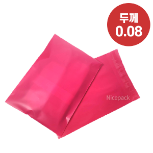 HDPE택배봉투&quot;핑크&quot;20cm x 28cm +4수량:100장