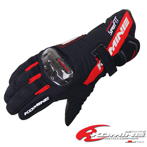 [N6457]-코미네★한정수량★GK-780 SuperFIT CarbonW-Gloves-DIO 오토바이 카본보호대 방항장갑 겨울용글러브