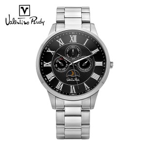 [발렌티노루디시계 VALENTINO RUDY] VR5101BKWT 썬앤문 남성 메탈시계 42mm 업타임