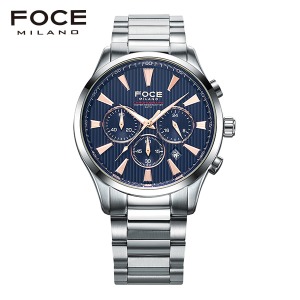 [포체 FOCE] FM7527BU 포체밀라노 남성용 메탈 시계 크로노그래프(SEIKO VD53) 43mm