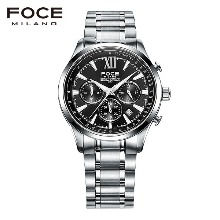 [포체 FOCE] FM7526BK 포체밀라노 남성용 메탈 시계 크로노그래프(SEIKO VD52) 43mm